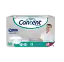 30 Pañales Content Medical Adulto Talla M