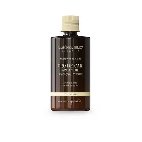 Shampoo De Hidratación Amazônica Beleza Oro De Cari Argan Oil 300ml