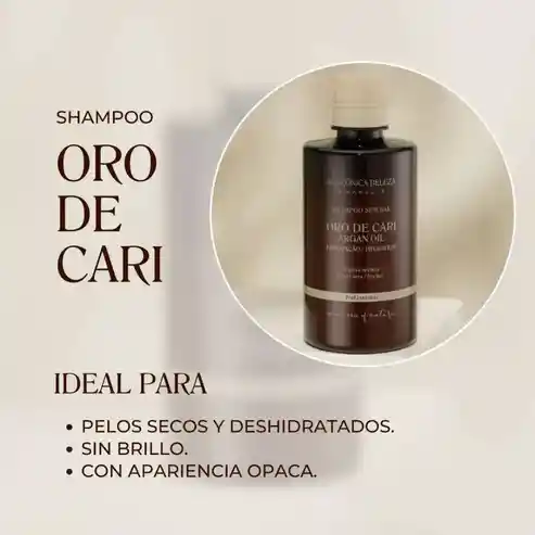 Shampoo De Hidratación Amazônica Beleza Oro De Cari Argan Oil 300ml