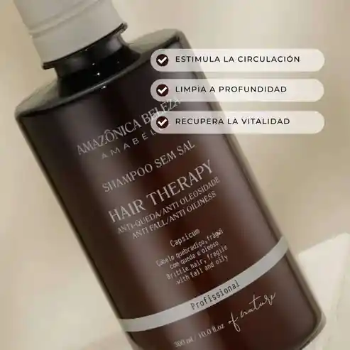 Shampoo De Nutrición Amazônica Beleza Hair Therapy 300ml