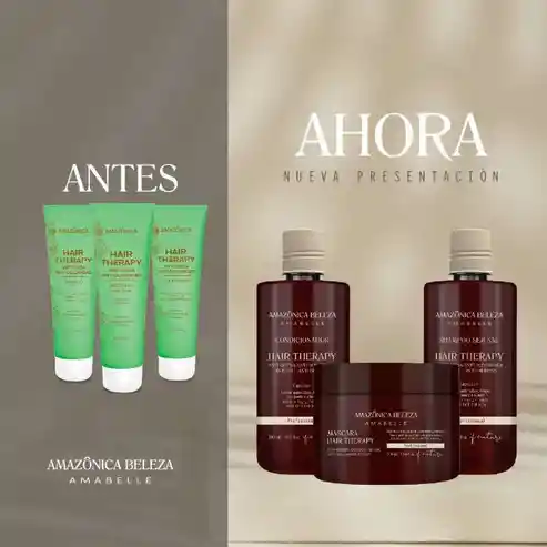 Shampoo De Nutrición Amazônica Beleza Hair Therapy 300ml