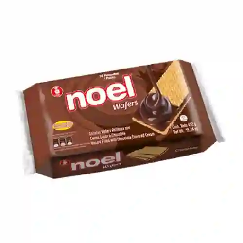 Galleta Waffer De Chocolate Noel X24gr