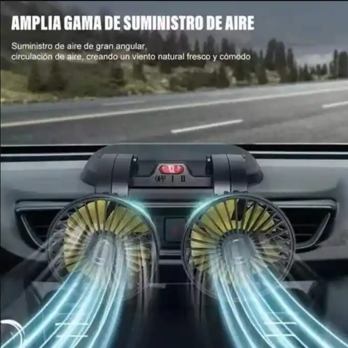 Ventilador Doble Refrigerante Para Carro