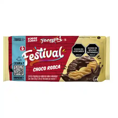 Galleta Festival Choco Rosca X38gr