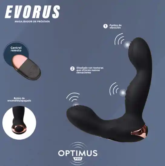 Estimulador De Prostata Evorus Optimus Pro