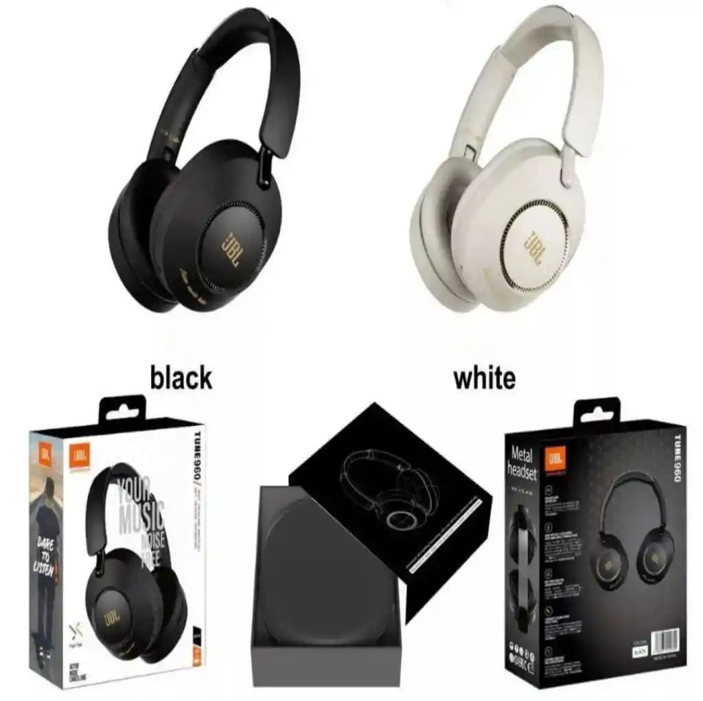 Diadema Jbl Tune 960 Auriculares Color Negro Tune 960 Genérico Calidad Premium