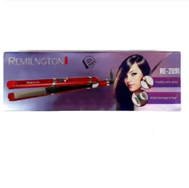 Plancha De Cabello Re-2091 Roja Para Un Estilo Perfecto
