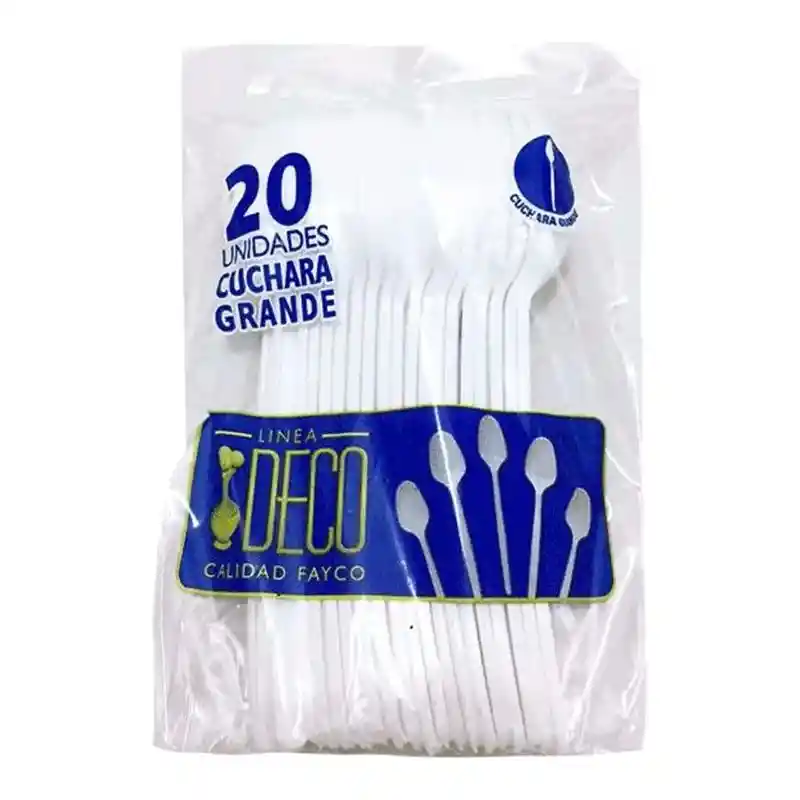 Cuchara Desechable Sopera X20 Unds