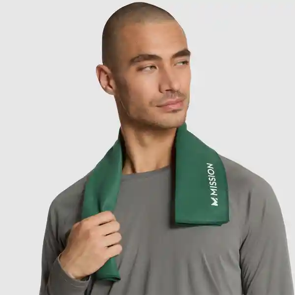 Mission Toalla Refrescante y Transpirable Verde