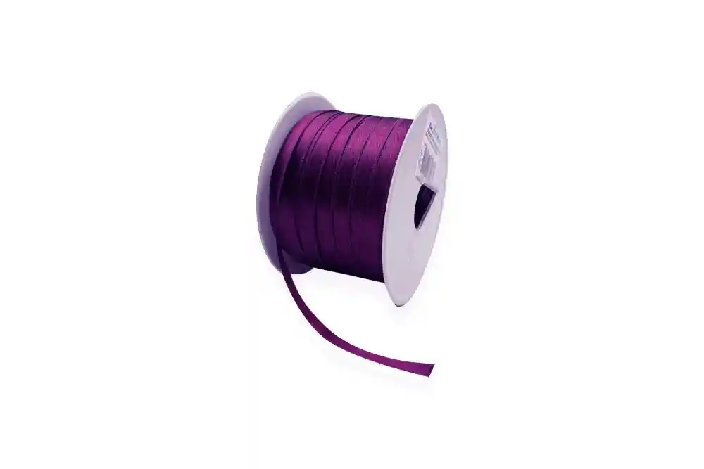 Cinta Satin Tela 0.7 X 5mt Morado