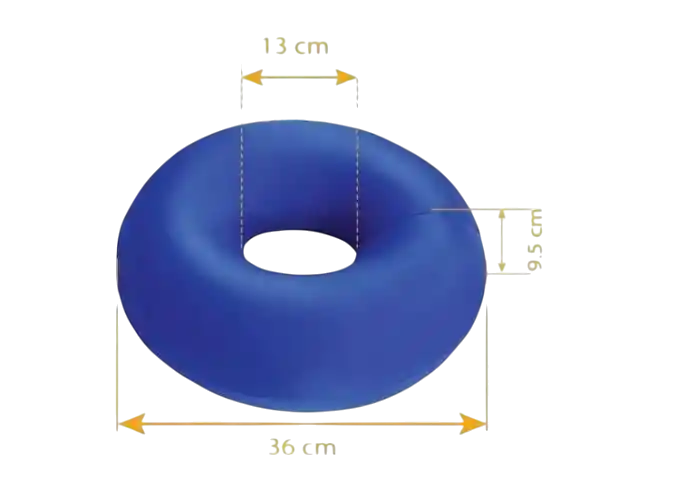 Cojin Coccix Redondo Desknsa Tipo Dona Antihemorroides Mejora Postura Ergonomico No Escaras