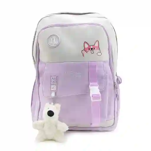 Morral Teen Con Accesorio De Peluche