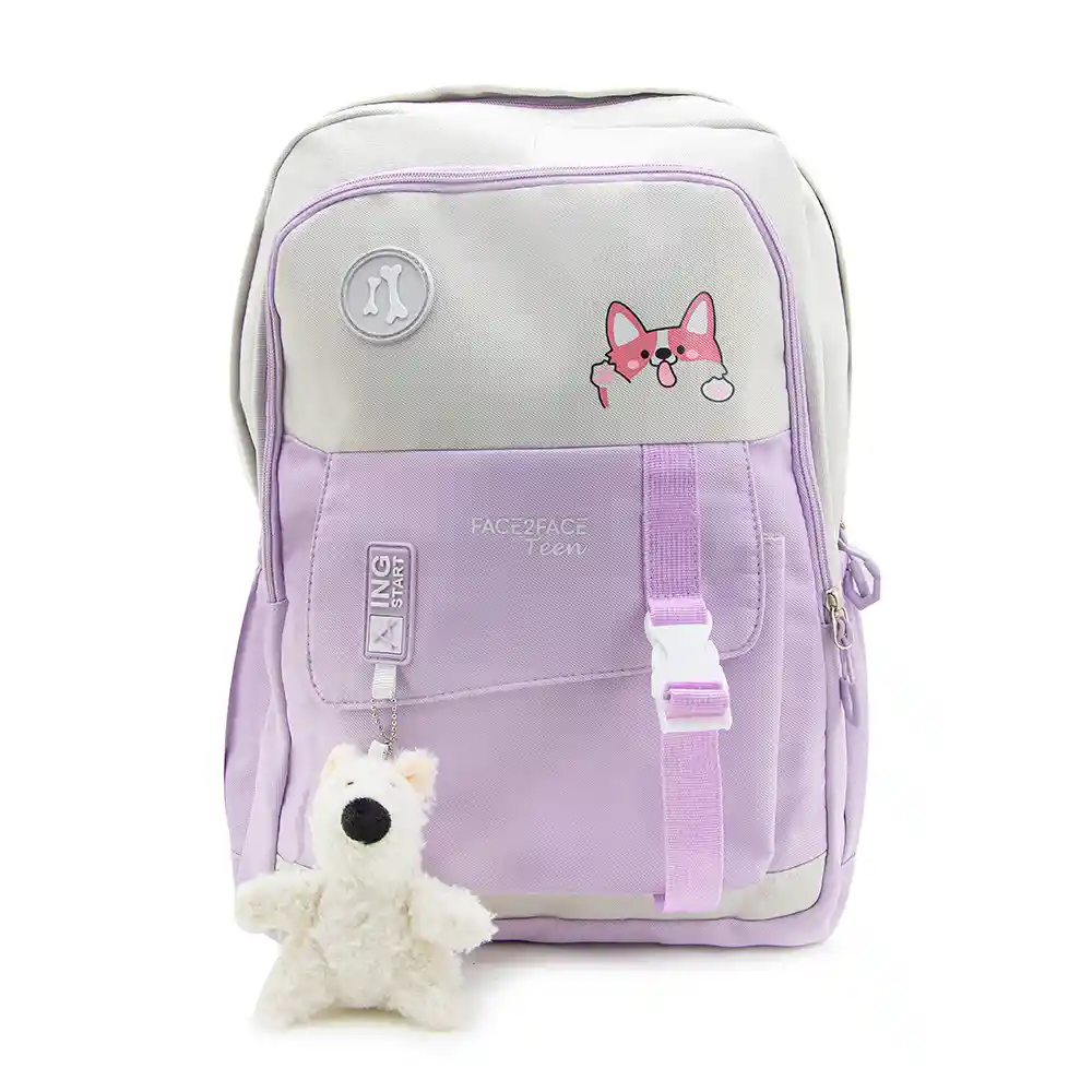 Morral Teen Con Accesorio De Peluche