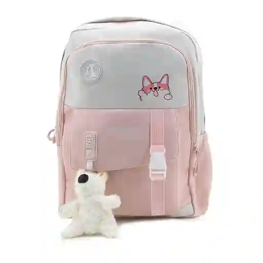 Morral Teen Con Accesorio De Peluche