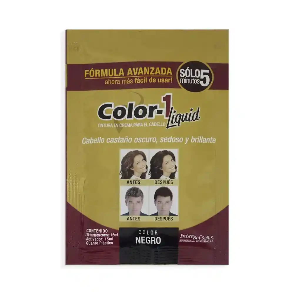 Tinte En Crema Color 1 Negro X15ml