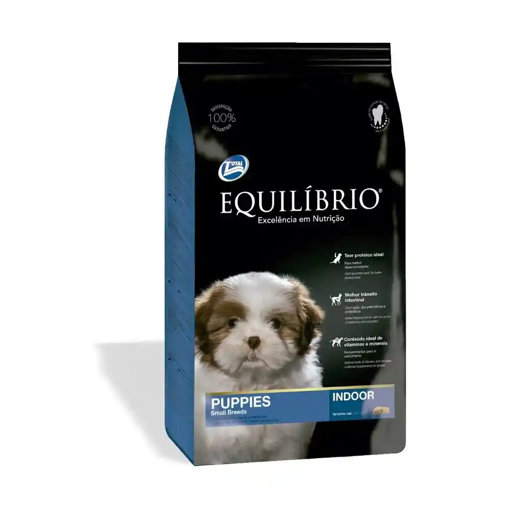 Concentrado Equilibrio Puppies Small Breeds Razas Pequeñas Indoor 2 Kg