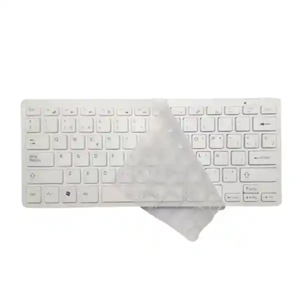 Mini Teclado Inalámbrico Español Ñ + Forro Batri Ti01