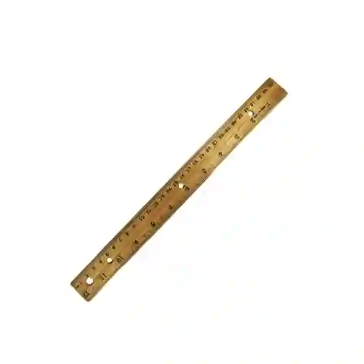 Regla En Madera 30 Cm