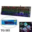 Teclado Mecanico Linx Alambrico Tg-385 Iluminado Rgb Usb Gaming Keyboard