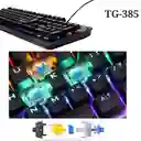 Teclado Mecanico Linx Alambrico Tg-385 Iluminado Rgb Usb Gaming Keyboard