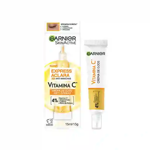 Garnier Express Aclara Crema Para El Contorno De Ojos Con Vitamina C