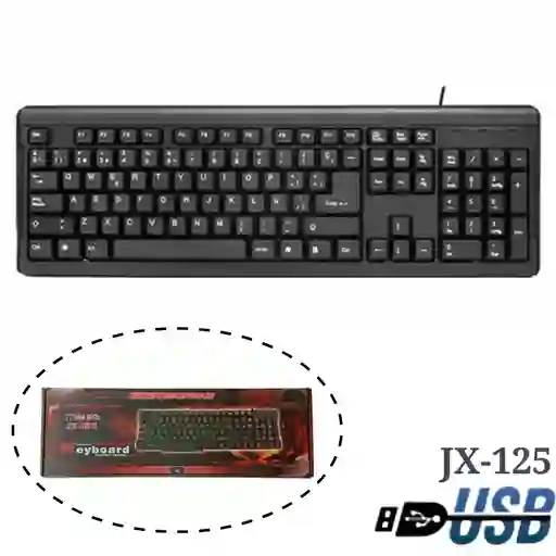 Teclado Multimedia Yelandar Jx-125 Alambrico