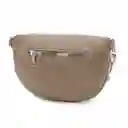 Bandolera Y Riñonera Efecto Croco Con Cadena Frontal
