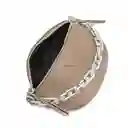 Bandolera Y Riñonera Efecto Croco Con Cadena Frontal
