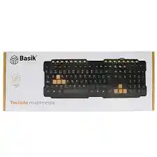 Teclado Multimedia Basik Alambrico Para Pc