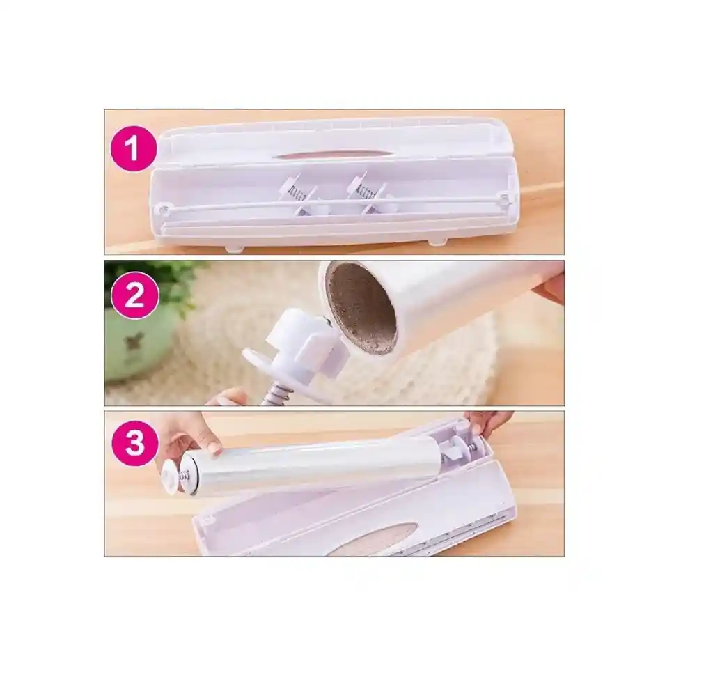 Dispensador Cortadora De Vinipel Y Papel Aluminio