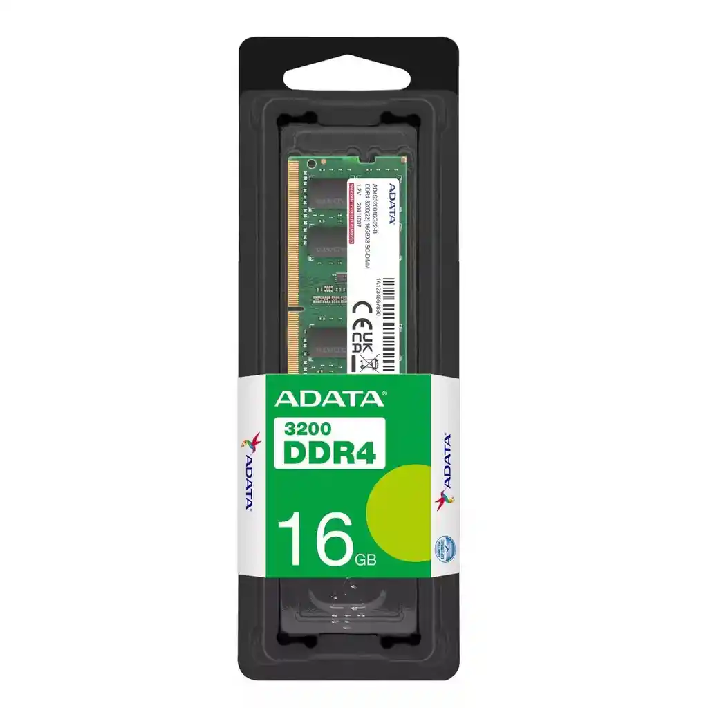 Memoria Ram Adata Ddr4 De 16gb 3200 Para Portatil So-dimm