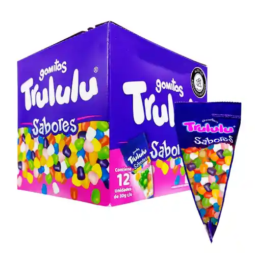 Gomitas Trululu Sabores Cajax12unidx30gr