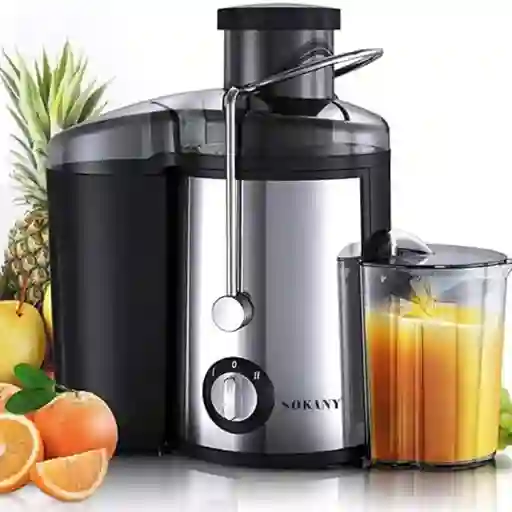 Extractor De Jugos Automatico Frutas Y Verduras Sokany Sk-4000