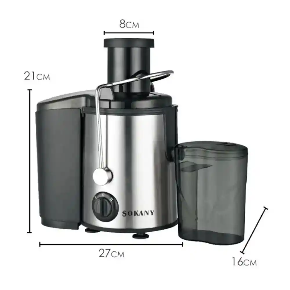 Extractor De Jugos Automatico Frutas Y Verduras Sokany Sk-4000