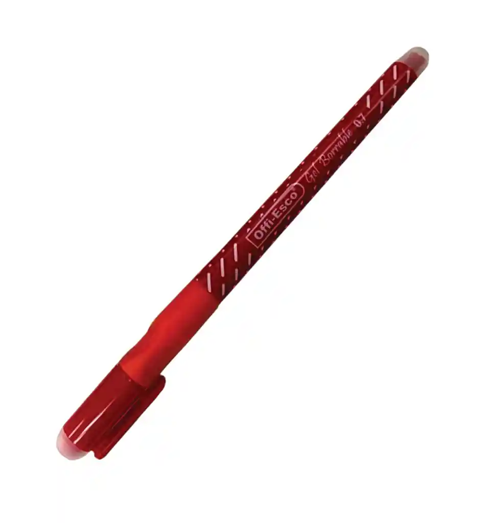 Esfero Boligrafo Semigel Borrable Rojo Oe-025 X1