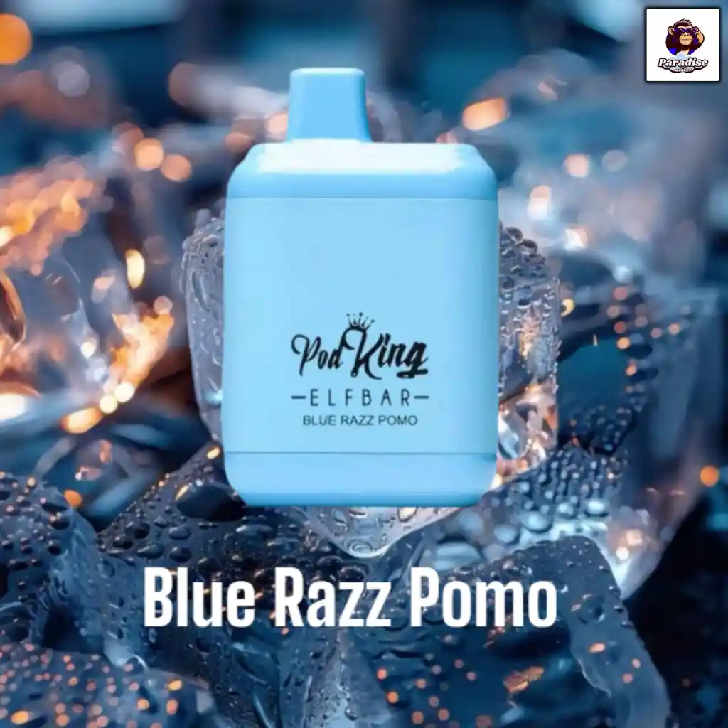 Pod King Vapeador 5000 Puffs Blue Razz Pomo