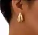 Aretes Gota Chunky Fantasia Dorados