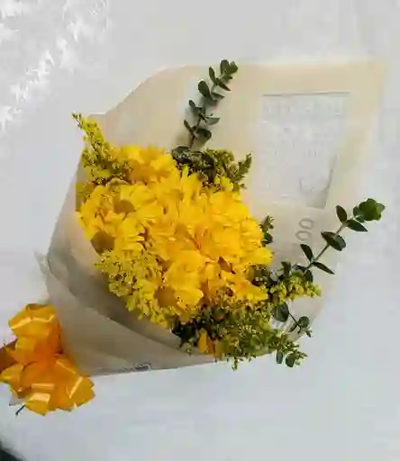 Margaritas Amarillas Y Follajes