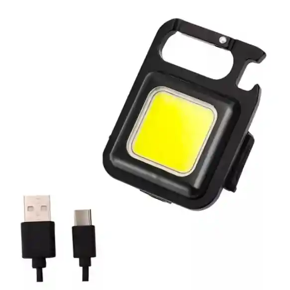 Linterna Recargable Con Llavero Hk-101