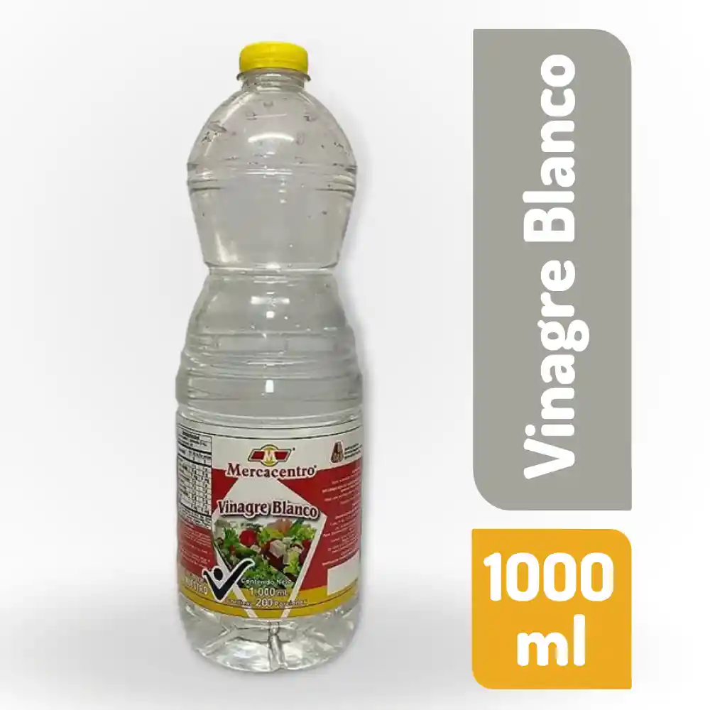 Vinagre Mercacentro Blanco X 1000 Ml