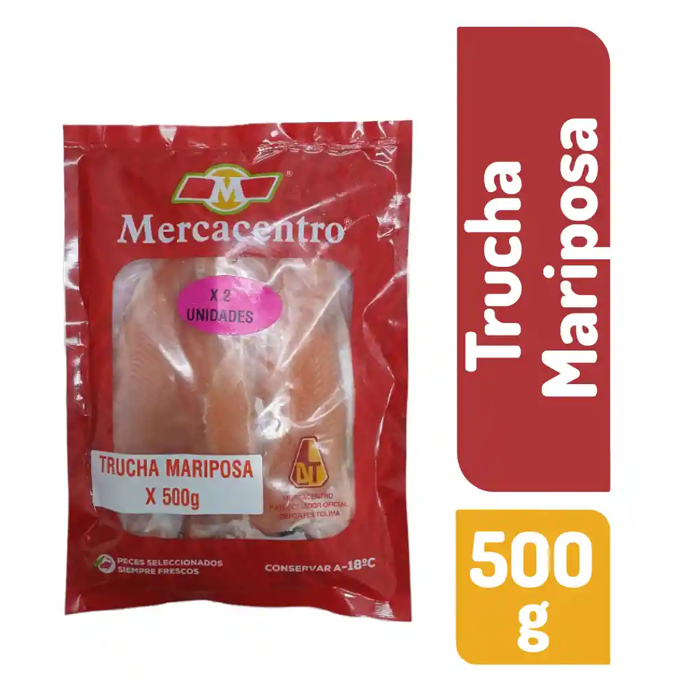 Trucha Mariposa Mercacentro X 500 G