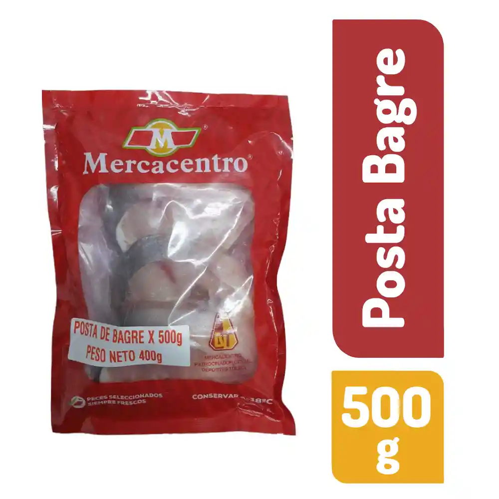 Posta De Bagre Mercacentro X 500 G