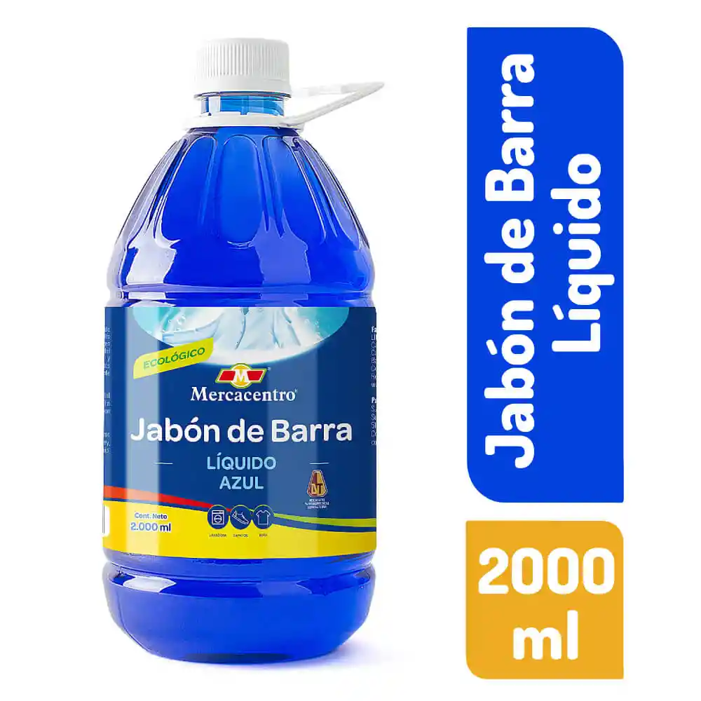 Jabón De Barra Mercacentro Líquido X 2000 Ml