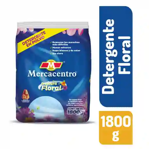 Detergente Mercacentro Floral X 1800 G