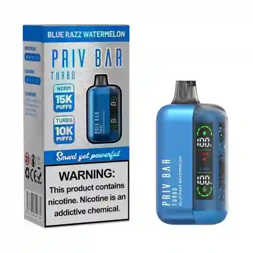 Vaporizador Priv Bar 15.000 Puff (blue Razz Watermelon)