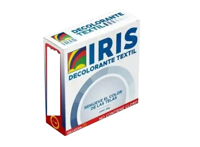 Decolorante Iris Textil Ropa Removedor Color Ropa Prendas Biodegradable Manchas Cloro