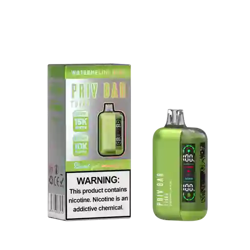 Vaporizador Priv Bar 15.000 Puff (watermelon Kiwi)