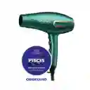 Secador De Cabello Cms Selene Verde + Tratamiento Capilar Cms Piscis