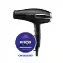 Secador De Cabello Cms Selene Negro + Tratamiento Capilar Cms Piscis