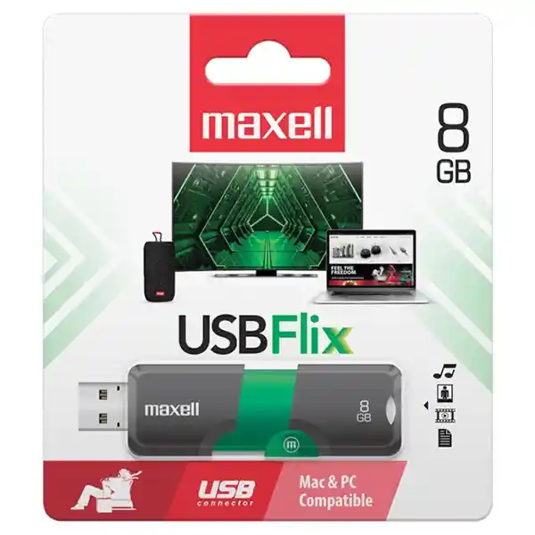 Memoria Usb Flix 8 Gb Maxell